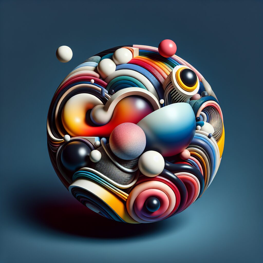 Ball in Abstract Art: Unveiling the Essence