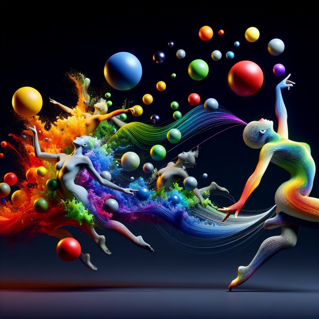 Dancing with Balls: Expressing Emotions Through Motion