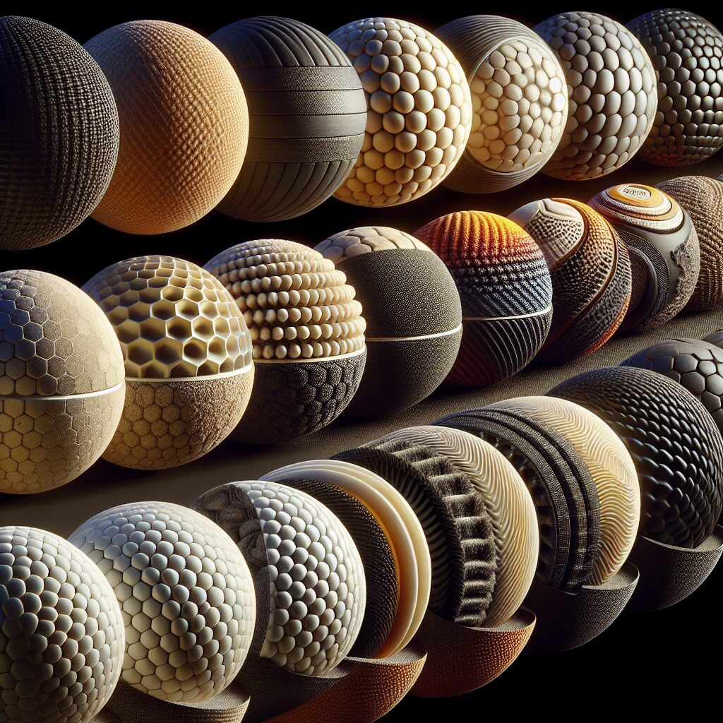 Evolution of Texture and Grip in Ball Design