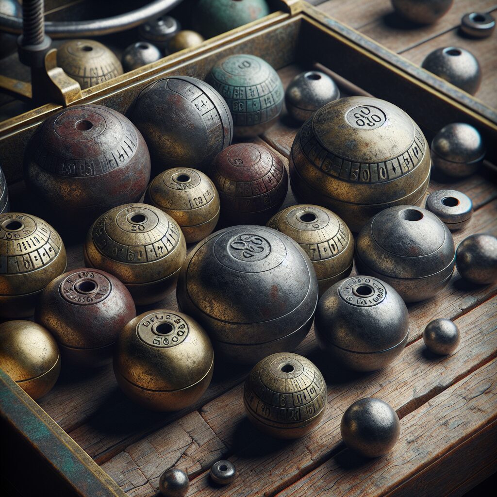 Vintage Ball Weights: A Glimpse into History